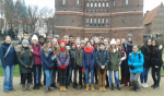 Die Klasse 8d besucht Frau Simon in Lübeck